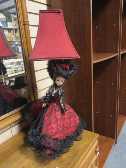 Porcelain Doll Lamp