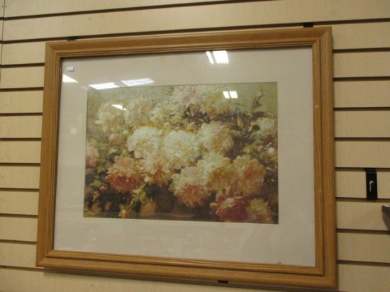 Framed Floral Still Life Print