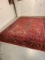 Antique Burgundy and Navy Area Rug
