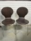 Pair of Mid-Century Modern Bentwood Stacking Chairs