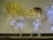 Light Up Gold Horse Yard Decoration