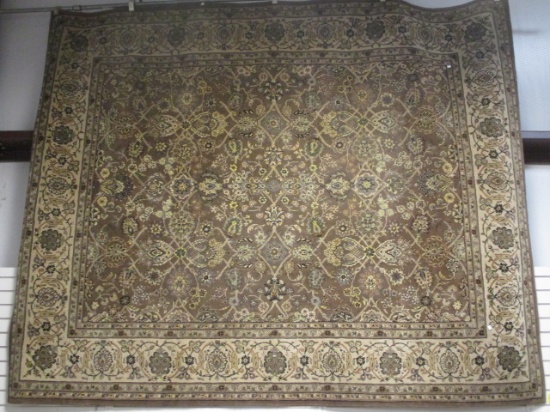 Earth Tone Wool Area Rug