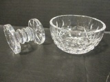 Waterford Crystal Knife Rest and Small Bowl