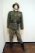 Suited Mannequin - German WWII 2nd SS Panzer Div. Pvt. of the Infantry SS-Mann Soldier w/ M42 Helmet