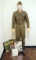 WOW! Named Suited Mannequin Grouping- Dress Uniform of S/SGT. Edwin Segars 17th Airborne, 513 PIR