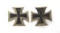 Pair of Imperial German Iron Cross of 1870 1st Class