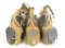 Pair of M10M Czech Gas Masks and 1 M10 Gas Mask