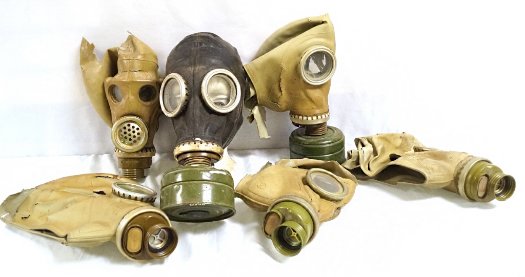 4 Soviet Union GP-5 (SHM-62) Civil Gas Masks & 1 Rare PRWU (SHMS) USSR Army  Sniper Gas Mask | Firearms & Military Artifacts Military Artifacts | Online  Auctions | Proxibid