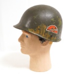 Vietnam Era Early War 78th Infantry Division US helmet liner with liner and leather sweatband