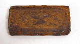 Civil War Confederate Leather Wallet with Confederate 20 Dollar Bill