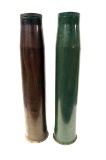 Pair of  Original 90mm T24BI 1953 & 1956 Shells
