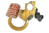 Original WWII British Army 1940 No.4/MK III Gas Mask with Filter Canister
