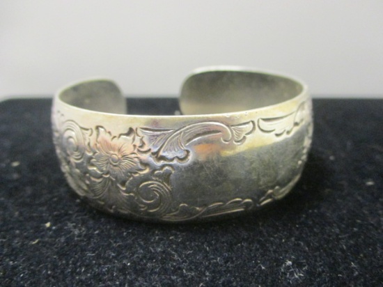 Sterling Silver S. Kirk & Son Cuff Bracelet- Not Engraved