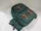 Like New Brookstone Picnic Set in Green Canvas Backpack