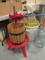 Ratchet Fruit/Wine Press Machine #25 with Hardwood Basket