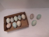 12 Alabaster Eggs