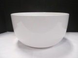 Large White Pottery Bowl