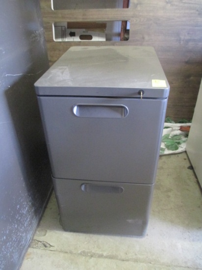 2 Drawer Metal File Cabinet