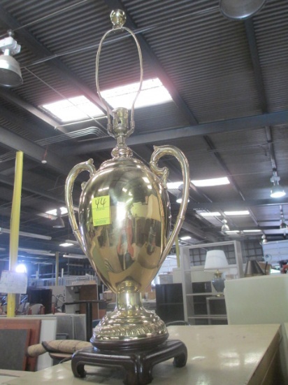 Trophy Style Brass Lamp