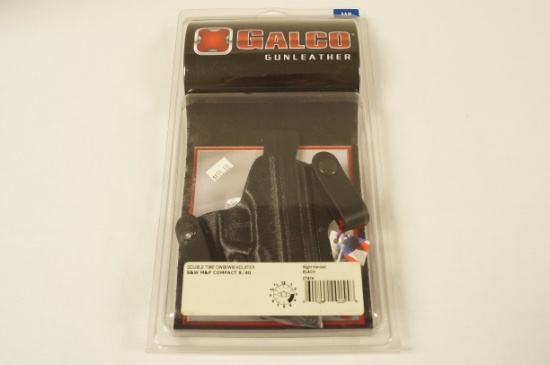 NIB Galco Gunleather - Double Time OWB/IWB Holster - DT474 - S&W M&P Compact 9/40