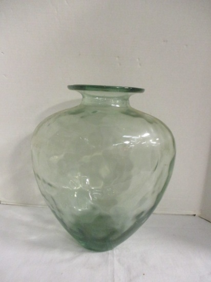 Green Pebble Glass Vase