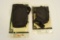 NIB Galco Gunleather - (2) Escort Waist Pack Holsters - Left Handed - ETBK3M/ETBK35A - See Pics