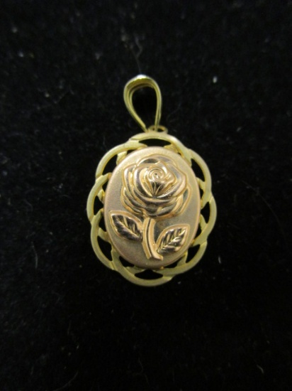 14k Rose Gold Pendant