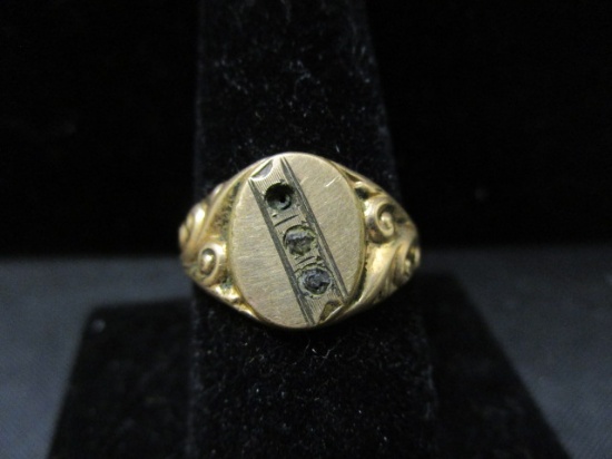 12k Gold Filled Antique Ring-Size 10
