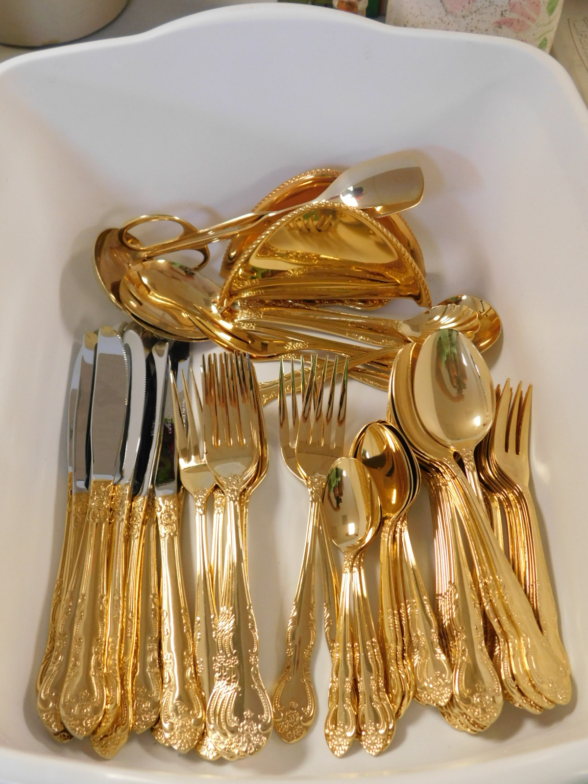 Rostfrei Esmeyer Gold Tone Silverware