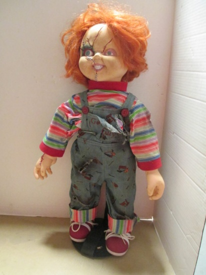 "Bride of Chucky" 24" Good Guys Chucky Doll on Stand