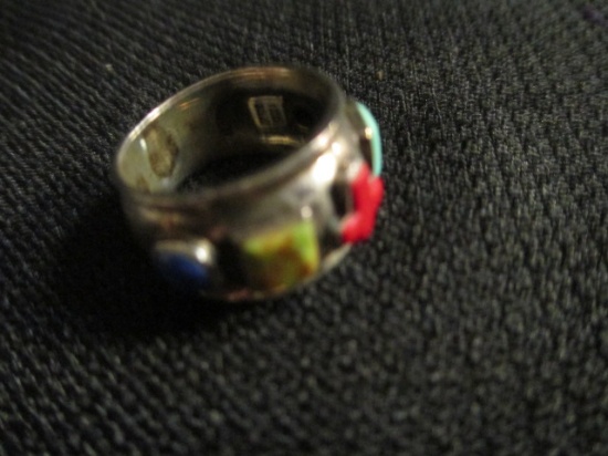 925 Ring with Natural Stones