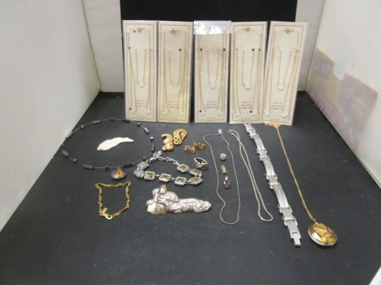 Lot of Misc. Jewelry inc. 1/20 12k GF 24" Chains
