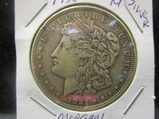 Morgan Silver Dollar- 1921