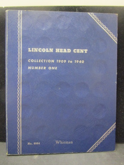 75 1909-1940 Lincoln Head Pennies in Book- Assorted Dates
