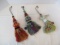 MacKenzie-Childs Tassels-(2)Bibelots and (1)Bird