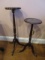Two Wood Plant Stands