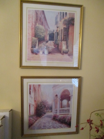 Pair of Framed and Matted Prints by Douglas Grier