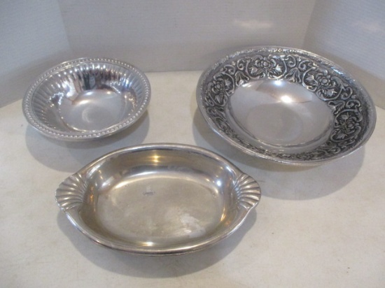 3 The Wilton Co. Pewter Bowls