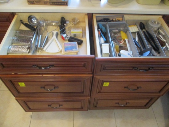 6 Drawers of Cooking Utensils and Gadgets