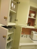 Contents of Walk-In Pantry Cabinets/Drawers-Small Appliances, Cannisters, Plastic Ware, etc.
