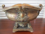 Berman Composite Antiqued Finish Center Piece Bowl