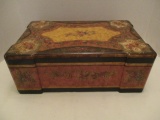 Castilian Imports Decorative Hinged Lid Wood Box