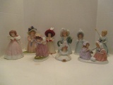 9 Porcelain Maud Humphrey Bogart Figurines