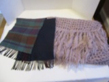 Christian Dior 100% Merino Wool Scarf and Hand Knitted Extra Long Scarf