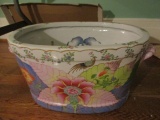 Large Oval Oriental Fish Bowl