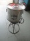 Propane Cooker, Stock Pot, Seafood Basket and Glove