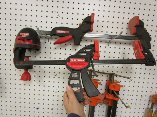 Two Craftsman Bar Clamps