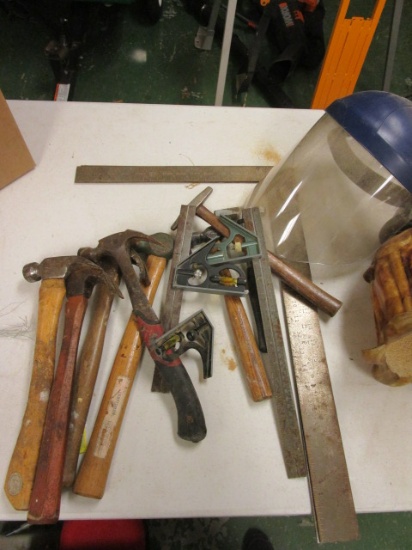 Eight Hammers and Three Framing Squares
