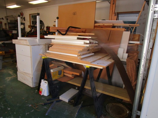 Large Lot of Lumber and Wood Items