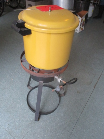 Propane Cooker and Presto Pressure Cooker/Canner